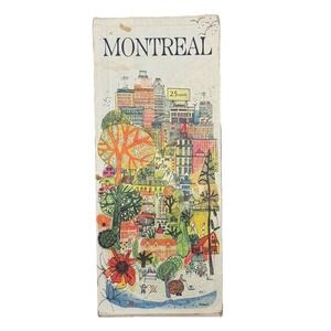 1969 Esso Imperial Oil Gas Service‎ Station Travel Road Map Montreal Canada T53